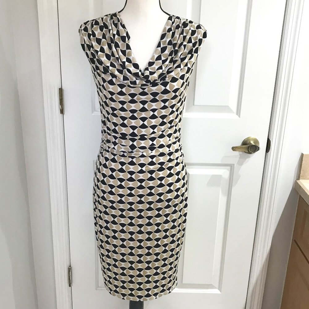 White House Black Market Cowl Neck Dress 0